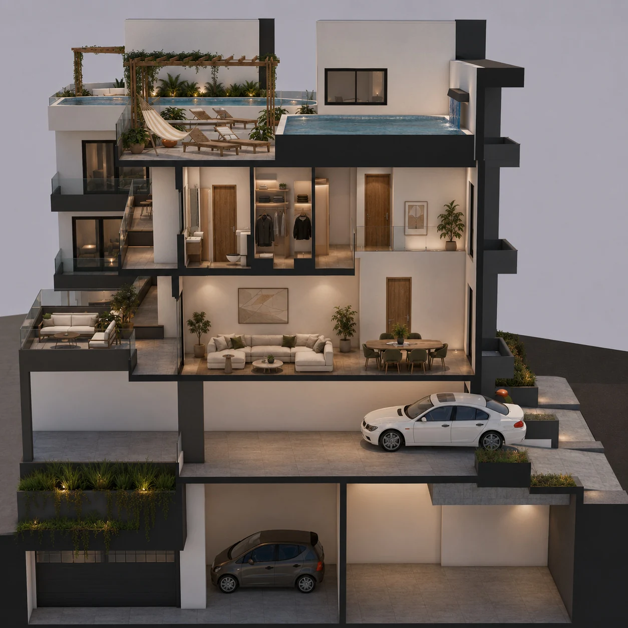Dafnis 133 · Three-dimensional floor plan, image 07
