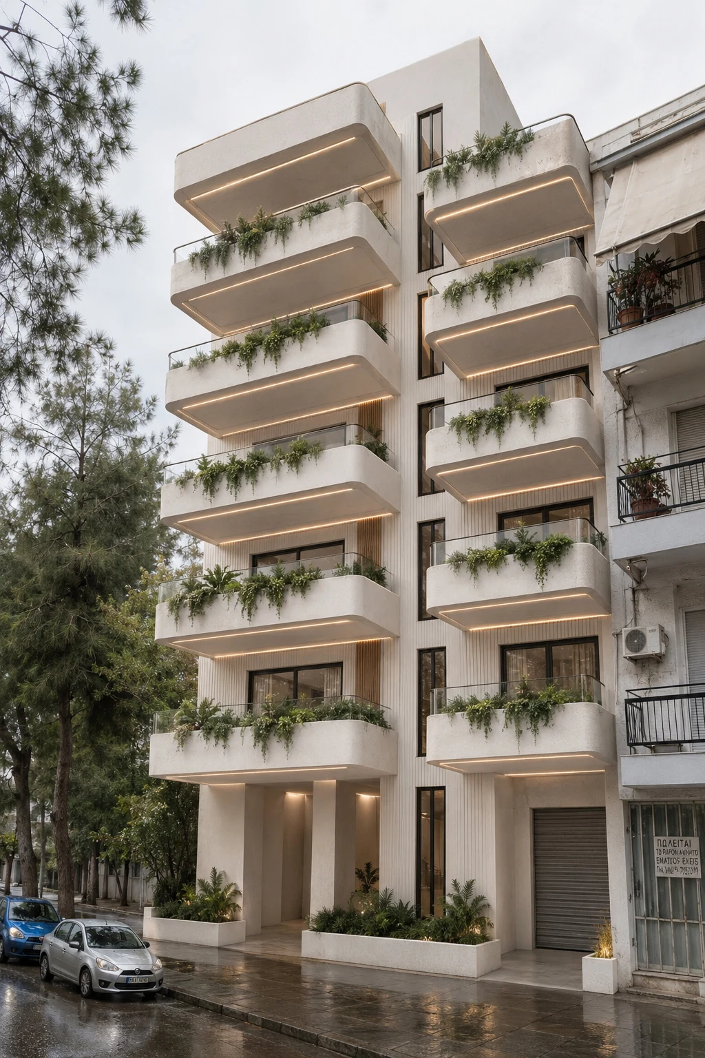 Παπακυριαζή 17 — Όψη